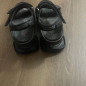 Z-Coil Black Women’s Comfort Heel Sandals